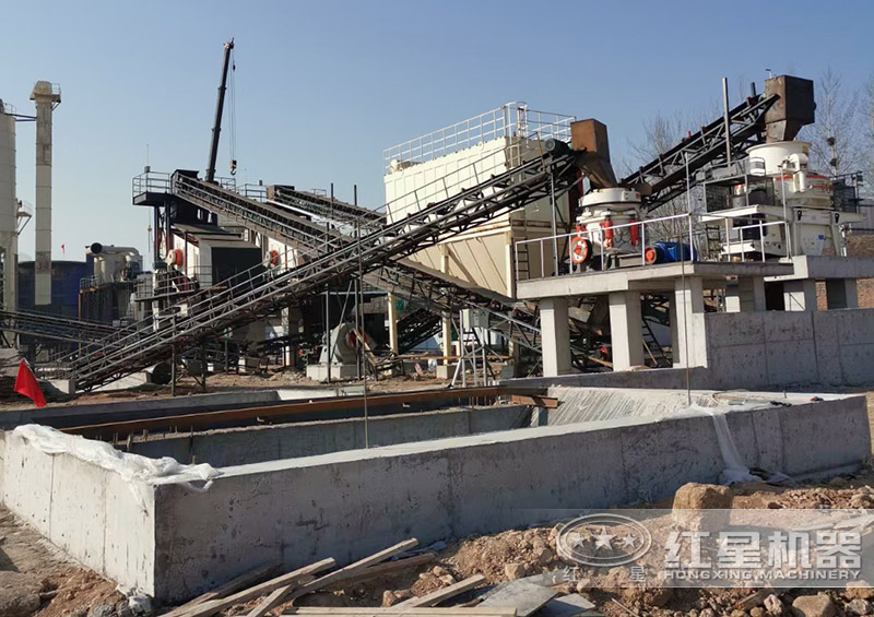 鄂破+圆锥破+冲击式制砂机 鄂破+圆锥破+冲击式制砂机