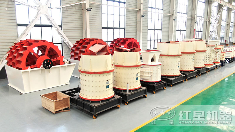 银河官网机器洗砂机设备车间一角 银河官网机器洗砂机设备车间一角